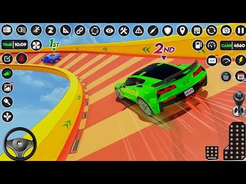 Impossible Stunt Car Trucks 3D | GT Stunt  | Level 11,12,13,14,15 | Mega Ramp Car Stunt | Car Racing