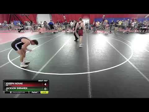 195 Lbs Champ. Round 1 - Joseph Novak, MN Vs Jackson Shramek, WI C510