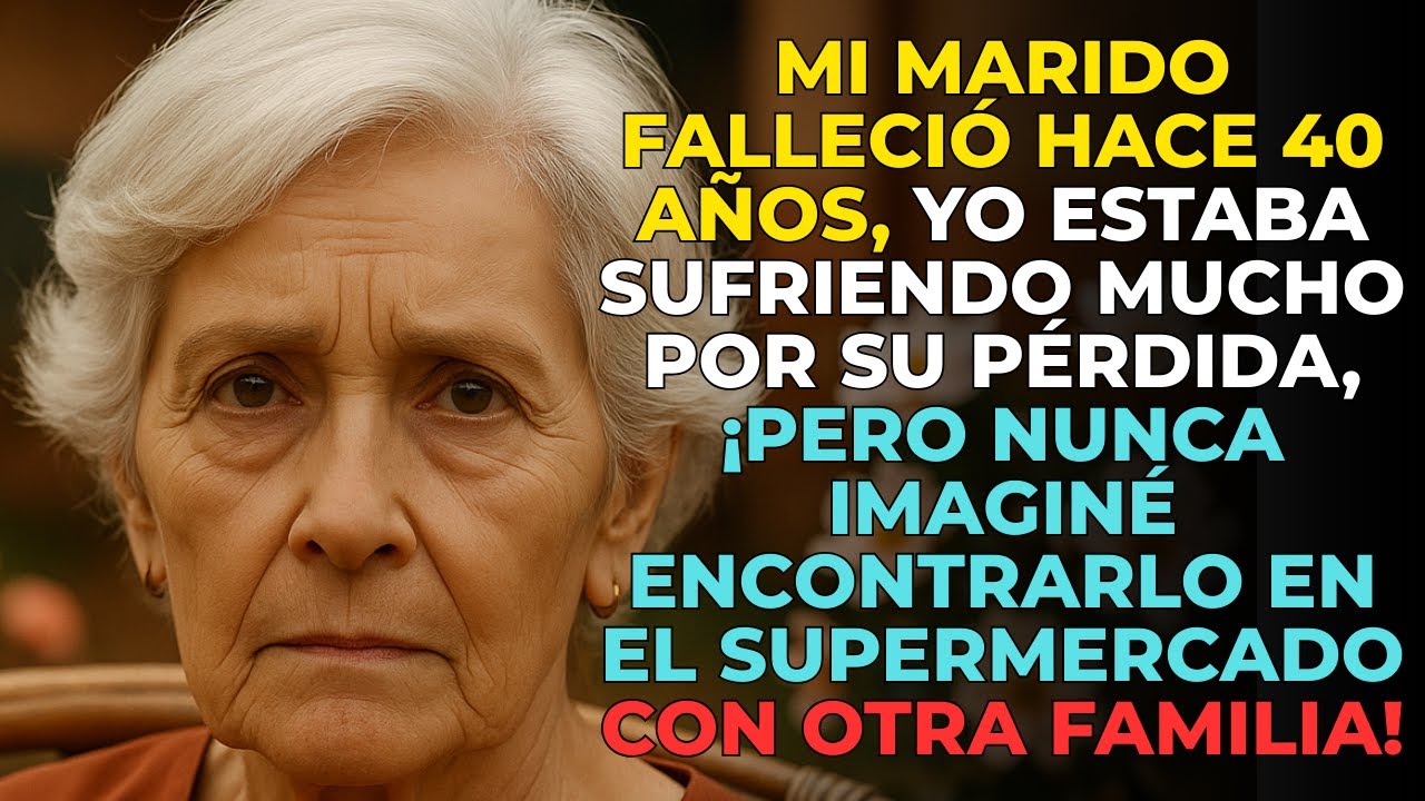 HISTORIA REAL: ENCONTRÓ A SU MARIDO EN EL MERCADO DESPUÉS DE 40 AÑOS DE LUTO POR ÉL.