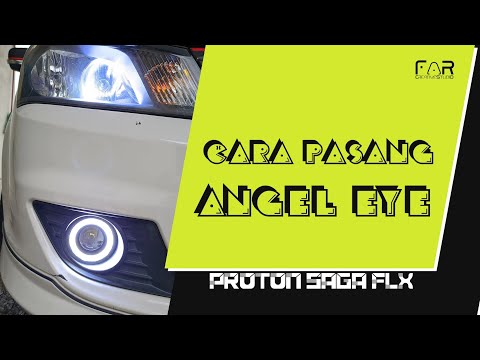 Saga FLX : Cara Pasang Angel Eyes Fog Light | Cara Buat Kalis Air