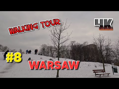 Warsaw Poland Walking Tour 4k // BIELANY - WAWRZYSZEW //  GoPro Hero 11  BLACK FOOTAGE