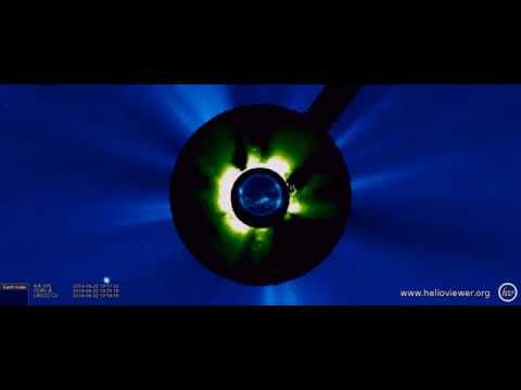 Weird"Objects":::AIA 335, LASCO C3, COR1-B  (2014-06-09 23:05:50 - 2014-07-07 15:49:02 UTC)