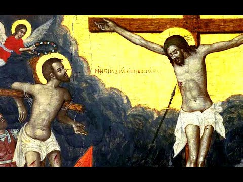 Super Gospel 041   Titus i e   Dysmas, the Penitent Robber, Helps Jesus Out