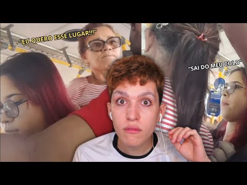 Idosa SURTA com garota no ônibus