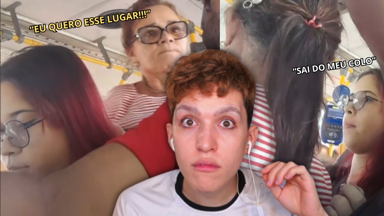 Idosa SURTA com garota no ônibus