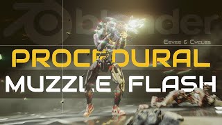 Procedural 3D Muzzle Flash FX video thumbnail