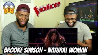 The Voice 2017 Knockout - Brooke Simpson: &quot;(You Make Me Feel Like) A Natural Woman&quot; (REACTION)