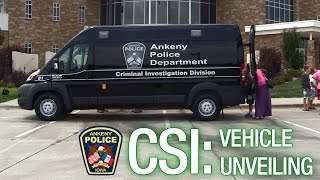 preview picture of video 'Ankeny Police Department C.S.I. Vehicle Unveiling'
