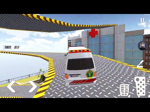 Stickman Ambulance Roof Jumping - Rooftop stunts - Android gameplay FHD