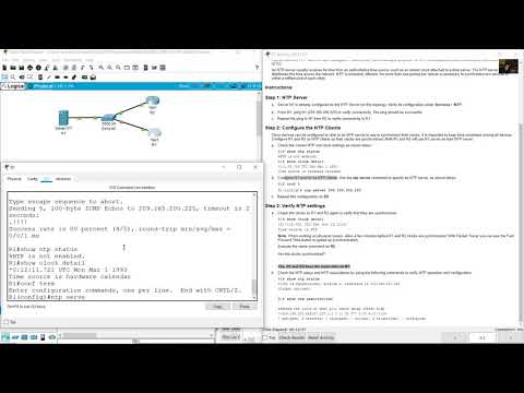 15.2.1 Packet Tracer - Configure and Verify NTP