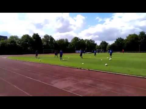 Bochumer Traiining: Fokus auf schnelles Passspiel und Ballkontrolle