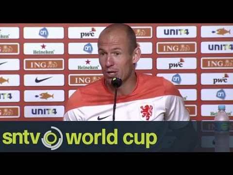 Netherlands vs Mexico | Arjen Robben on his Mexico 'dive' - Brazil World Cup 2014