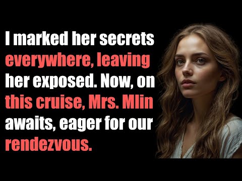 I marked her secrets everywhere, leaving her exposed. Now, on this cruise, Mrs. Mlin awaits, eager