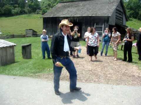 Jesco White shows off his famous dance moves in Ky.