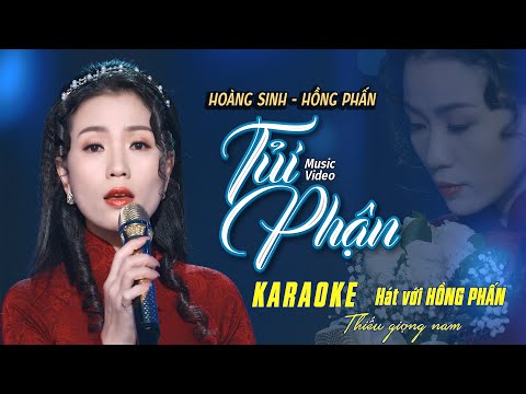 KARAOKE THIẾU GIỌNG NAM SONG CA Tủi phận - Song ca với Hồng Phấn