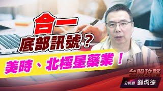 合一底部訊號？美時、北極星藥業！｜台股攻略｜劉烱德 (圖)