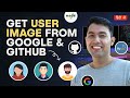 Get User Profile Image From Google GitHub In Node Js Social Login