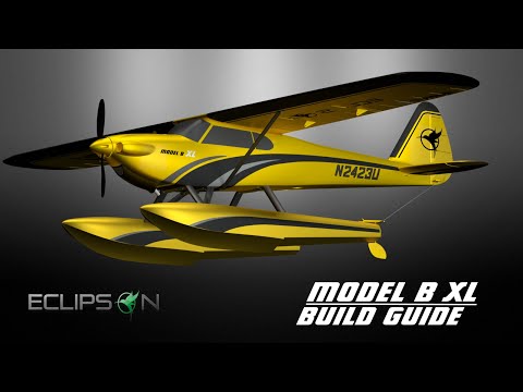 3D printed seaplane build video - Eclipson model B XL