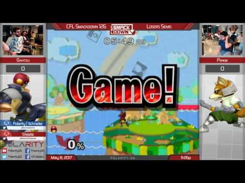 CFL Smackdown 126 Melee - Gahtzu (Falcon) vs Pengie (Fox) - Losers Semis
