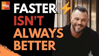 Faster Isn't Always Better: A Leadership Lesson in Setting Sustainable Goals | Joshua Scott | FF