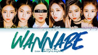 Download lagu [Karaoke ITZY (있지) 'WANNABE' (Color Coded Eng/Han/Rom/가사) (6 Members) mp3