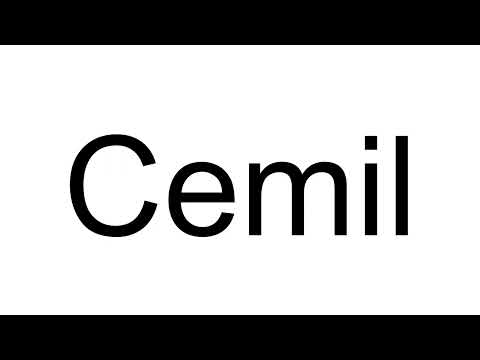 How to Pronounce Cemil (Turkish)