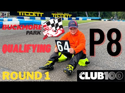 Buckmore Park | Round 1 | Cadet Qualifying P8 | Club100