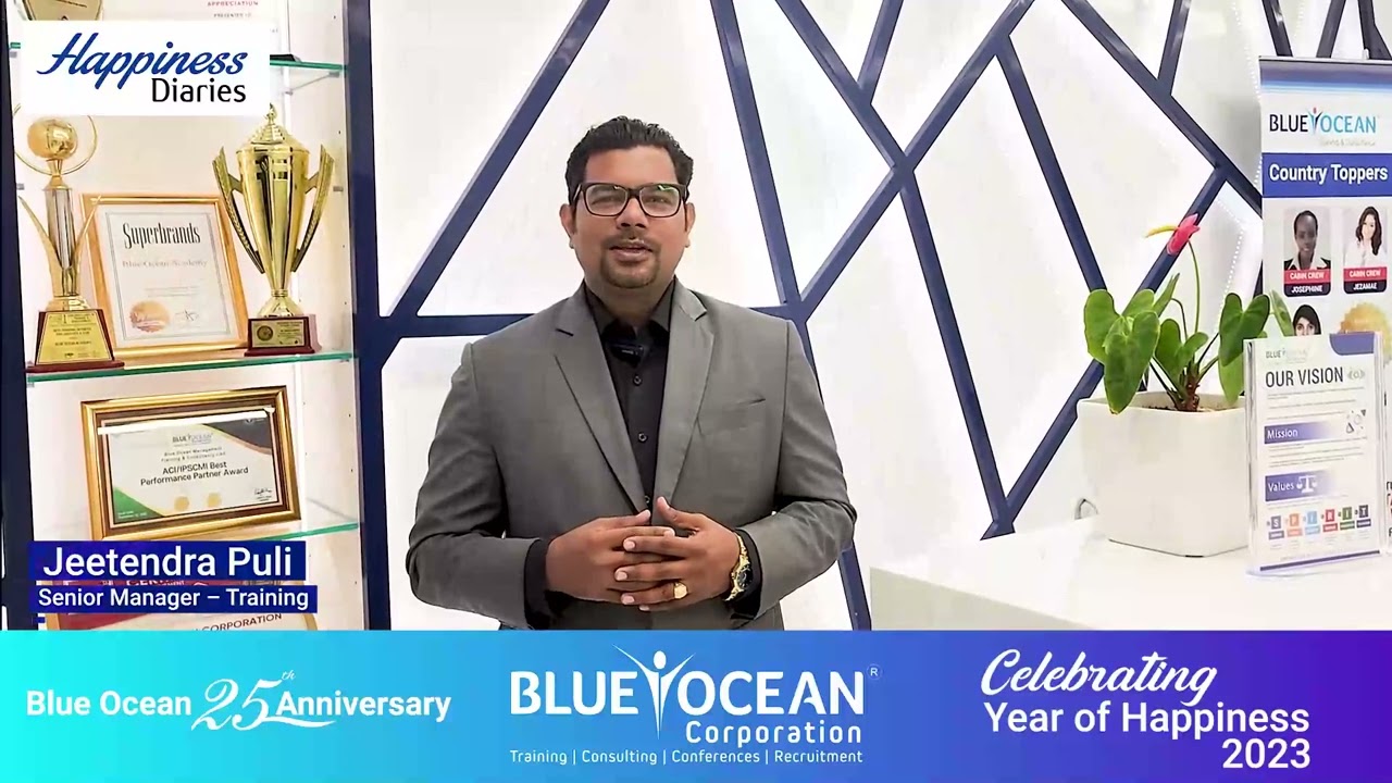 Blue Ocean Corporation Happiness Diaries 2023 - Jeetendra Puli