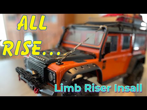 Traxxas TRX-4 Defender - Limb Riser Install - How to