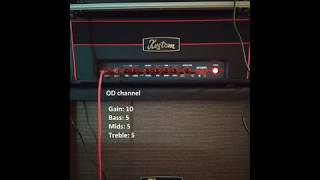 Video thumbnail for Kustom KG100HFX 100W solid state half stack (first chords and licks) by Kauffey Bean