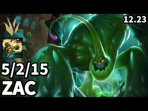 Zac Jungle vs Sylas - KR Grandmaster | Patch 12.23