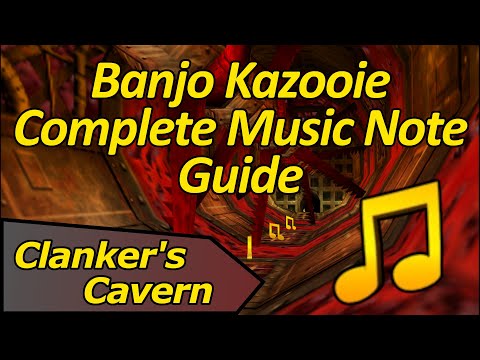 How to Collect All Music Notes in Clanker's Cavern - Banjo Kazooie Complete Music Note Guide
