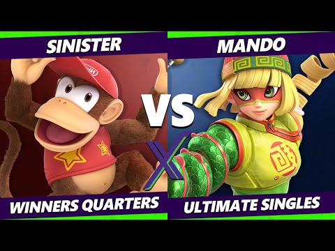 S@X 408 Online Winners Quarters - Sinister (Diddy Kong) Vs. Mando (Min Min) Smash Ultimate - SSBU