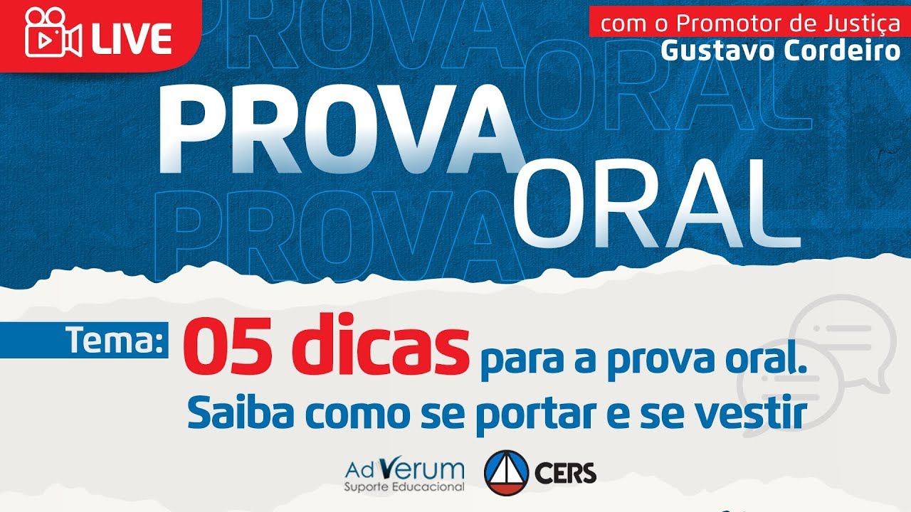 5 dicas para a Prova Oral: saiba como se portar e se vestir!