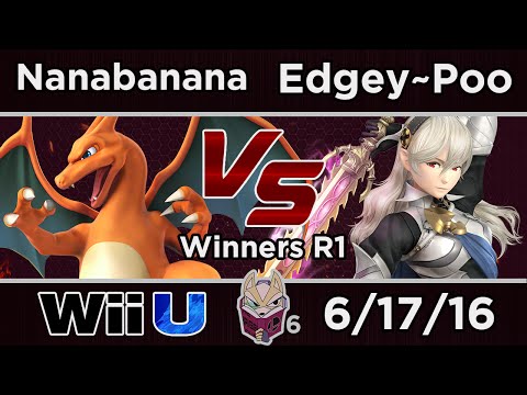 The Briggs House 6 - Nanabanana (Charizard, Villager) Vs. Edgey~Poo (Corrin, ZSS) SSB4 R1 - Smash 4