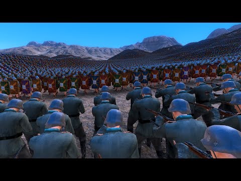 5.000 GERMAN SOLDIERS vs 60.000 ROMANS - Ultimate Epic Battle Simulator