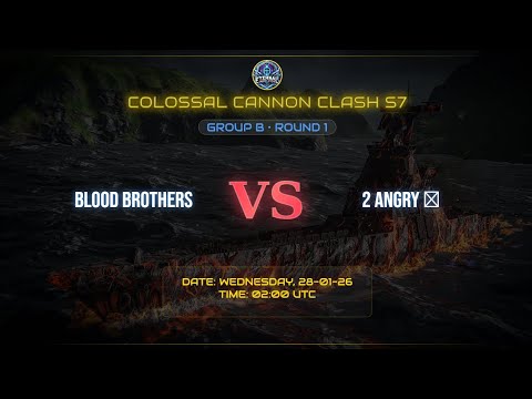 Group B Round 1 |  BLOOD BROTHERS vs 2 ANGRY 🍌 | match 1, 2 , 3 | ccs7