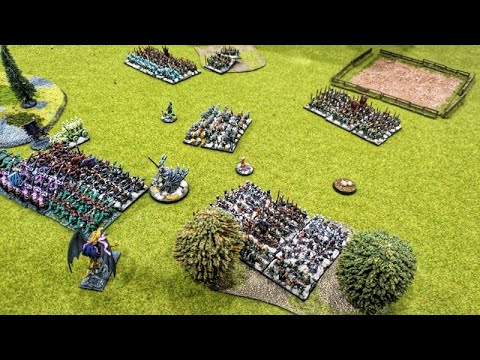 Warmaster Revolution Battle Report - Dark Elves v. Vampire Counts