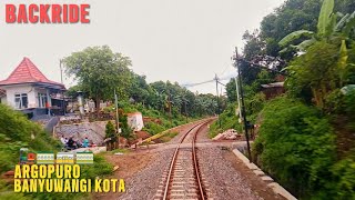Download lagu {BACKRIDE VIEW} Stasiun Argopuro To Stasiun Banyuwangi Kota mp3