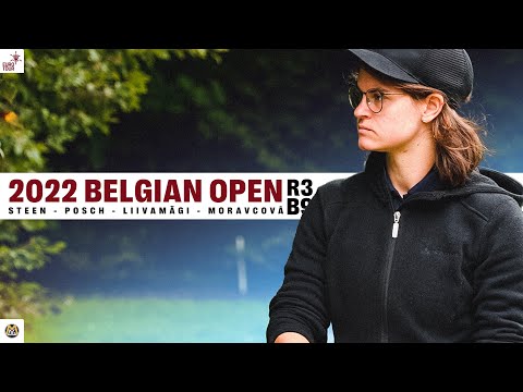 2022 PDGA Euro Tour #9 - Belgian Open | FPO R3B9 Lead Card | Steen, Liivamägi, Posch, Moravcová