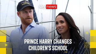 Prince Harry and Meghan move children to different school after 'security concerns'