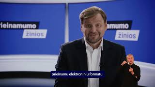 Prieinamumo žinios: kaip gauti elektroninį dokumentą, kurį perskaityti galėtų visi? (su gestų k.)