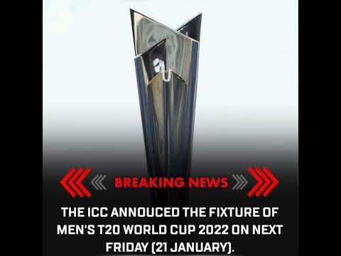 ICC Announced The Fixture Of T20 World Cup 2022 | #icct20worldcup2022 #shorts