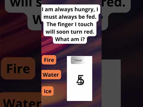 Flame's Hunger Riddle
