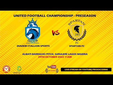 Diadem Stallon Sports VS Spartan FC - UNITED FOOTBALL CHAMPIONSHIP - PRE SEASON