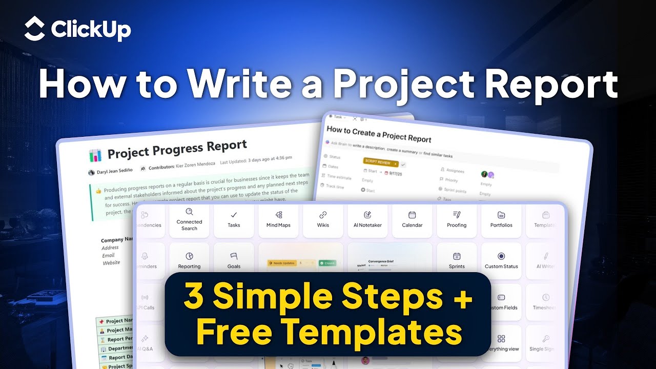 How to Write a Project Report? 3 Simple Steps for Project Reporting + Free Project Report Templates