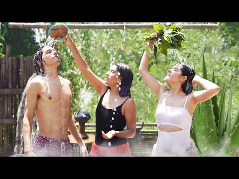 ASÍ NOS BAÑAMOS EN LA SELVA | LOS POLINESIOS VLOGS