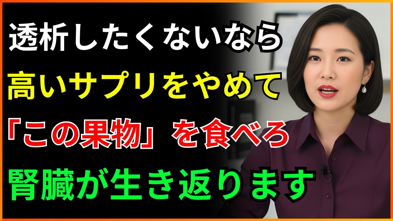 腎臓が静かに壊れていく…今すぐ確認すべき警告サイン7つと衝撃の真実【シニア必見】