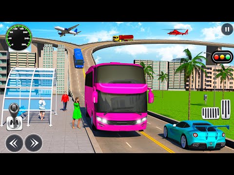 Coach Bus Driving Simulator - city bus simulator / android gameplay (HD 60FPS)