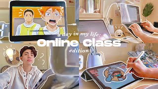 💻 a day in my life: chill online school vlog | study with me 📝